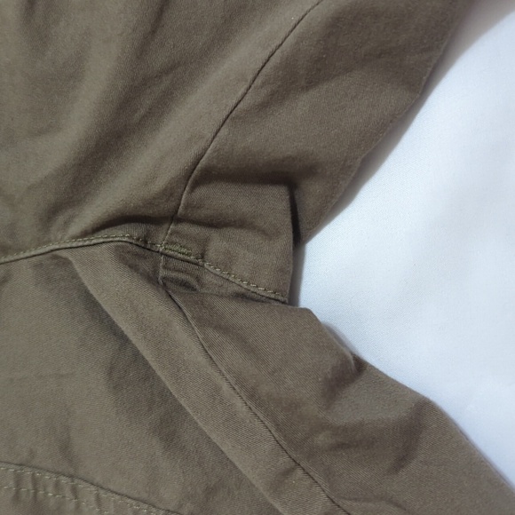 Madewell Twill Drawstring Jogger Pants, Color Distant Surplus Size XXS - Picture 9 of 16